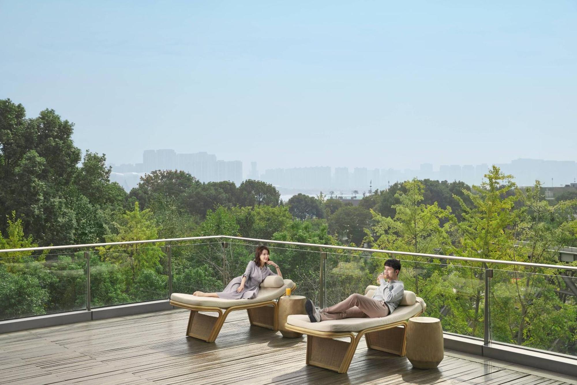 Hangzhou Marriott Hotel Qianjiang מראה חיצוני תמונה