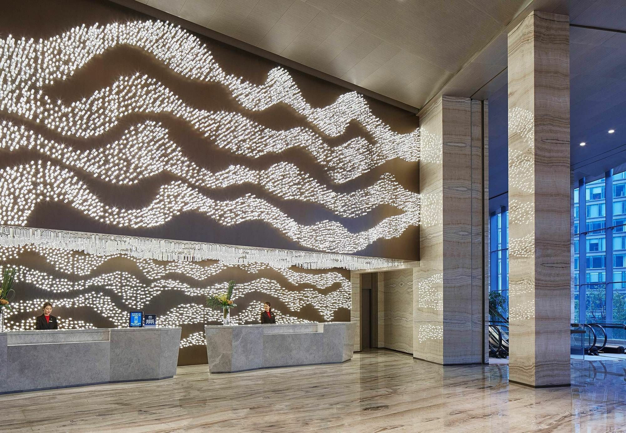 Hangzhou Marriott Hotel Qianjiang מראה חיצוני תמונה